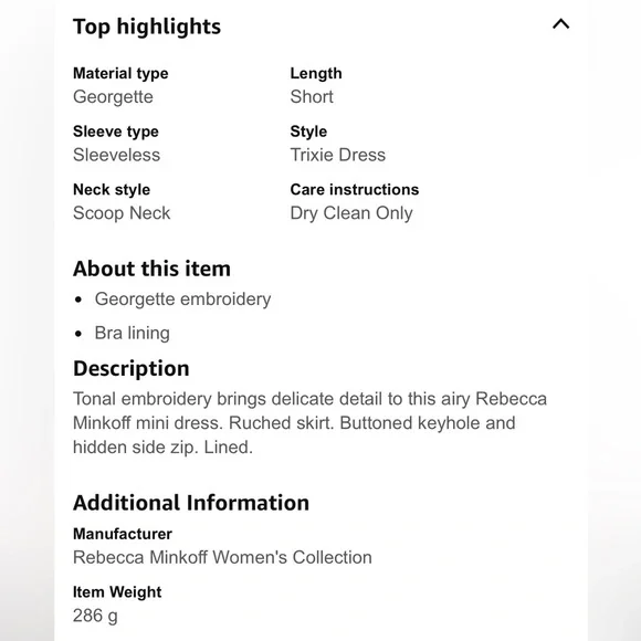 NWT Rebecca Minkoff Trixie Dress White Embroidered Sheer Partially Lined Sz 4 - Picture 16 of 16